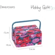 Hobby Gift varródoboz – MRM588, virágmintás