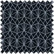 Hobby Gift varródoboz – MRM634, fekete-fehér geometrikus