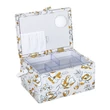 Hobby Gift varródoboz – MRM633, krém alapon virágmintás