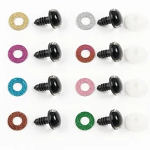 Glitteres (csillogós) biztonsági szem 14 mm