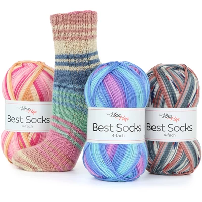 VlnaHep Best socks 4-fach kötőfonal