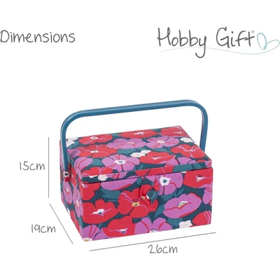 Hobby Gift varródoboz – MRM588, virágmintás