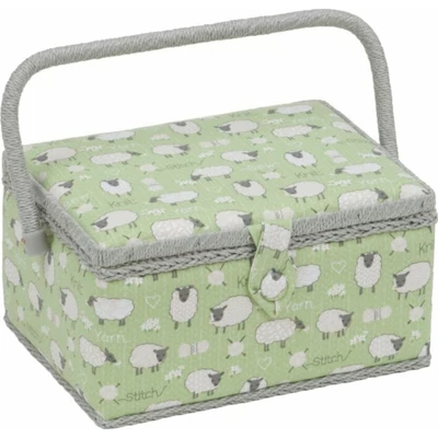 Hobby Gift varródoboz – MRM438, zöld bárány mintás