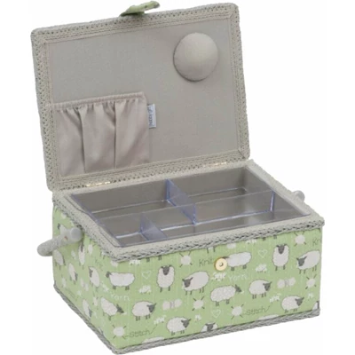 Hobby Gift varródoboz – MRM438, zöld bárány mintás