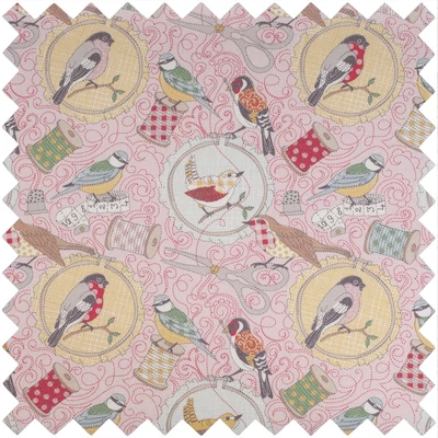 Hobby Gift varródoboz – MRM627, rózsaszín madár mintás