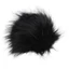 VlnaHep Bambule műszőrme pompon, 13 cm - fekete