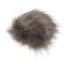 VlnaHep Bambule műszőrme pompon, 13 cm - szürkésbarna