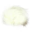 VlnaHep Bambule műszőrme pompon, 15 cm - krémfehér