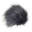 VlnaHep Bambule műszőrme pompon, 15 cm - sötétszürke