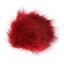 VlnaHep Bambule műszőrme pompon, 15 cm - élénk piros